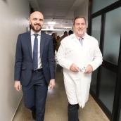  Firma del acta de replanteo de las obras del nuevo servicio de rehabilitación y radioterapia del Área de Salud del Bierzo