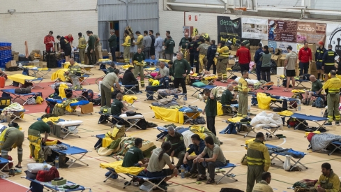 El equipo de rescate de CyL en Valencia (11)