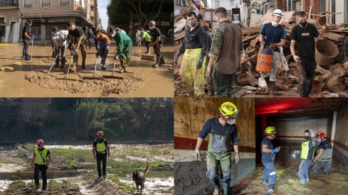 El equipo de rescate de Castilla y León contra la DANA: Cuando los héroes llevan cepillos, palas y mangueras a Valencia para 'luchar'