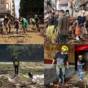 El equipo de rescate de Castilla y León contra la DANA: Cuando los héroes llevan cepillos, palas y mangueras a Valencia para 'luchar'