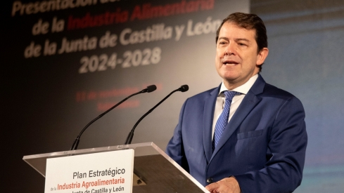 El presidente de la Junta de Castilla y León, Alfonso Fernández Mañueco