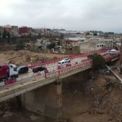 Derrumbe en Valencia por la DANA