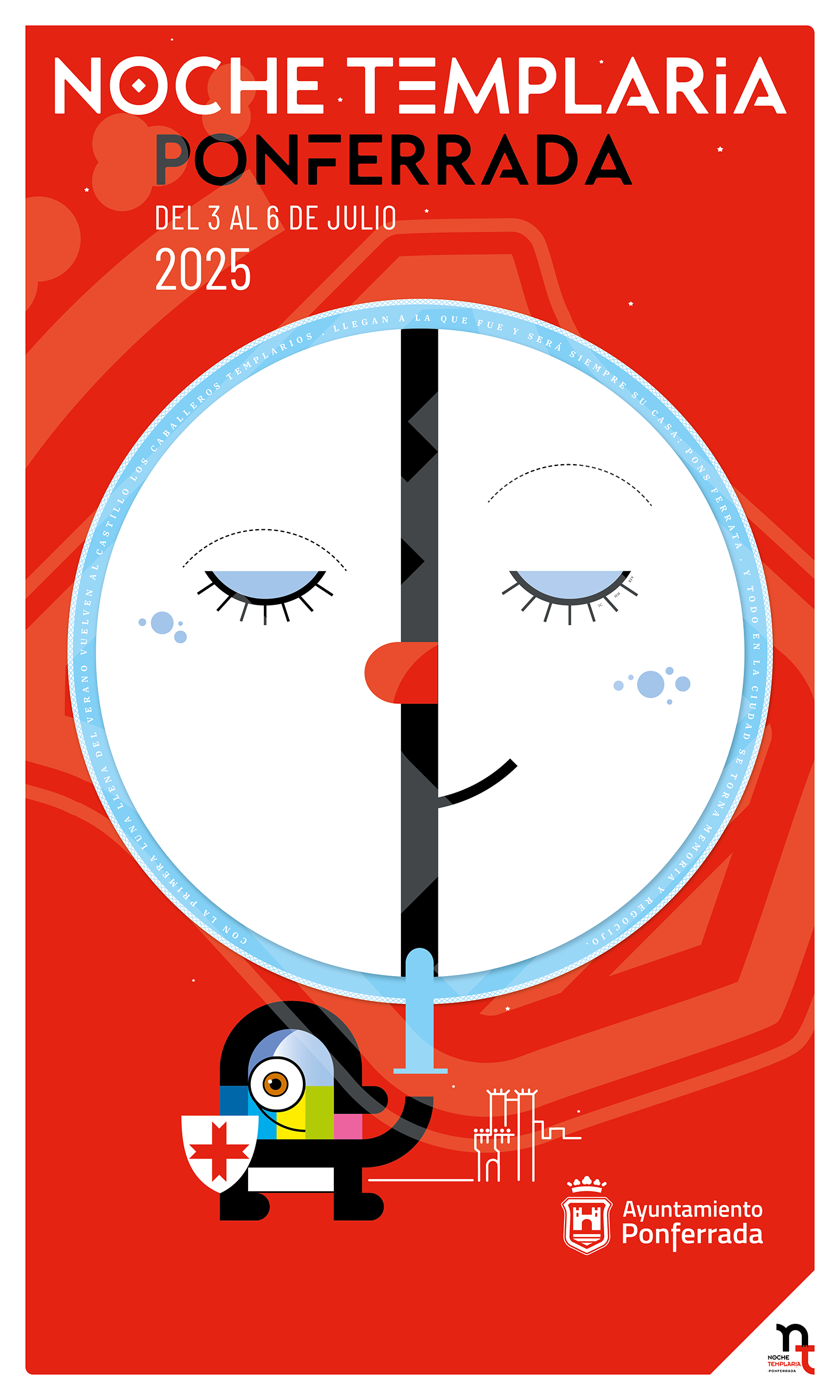 Cartel Noche Templaria de Ponferrada 2025 Cartel Noche Templaria de Ponferrada 2025