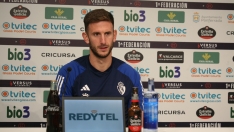 Markel Lozano cree que la crisis de la Ponferradina es circunstancial: "Las sensaciones de los últimos partidos, por juego e intensidad, son buenas"