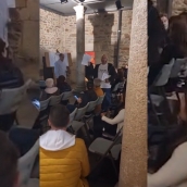 El tenso momento entre Iván Alonso y los vecinos del Casco Antiguo en la reunión por la semipeatonalización 