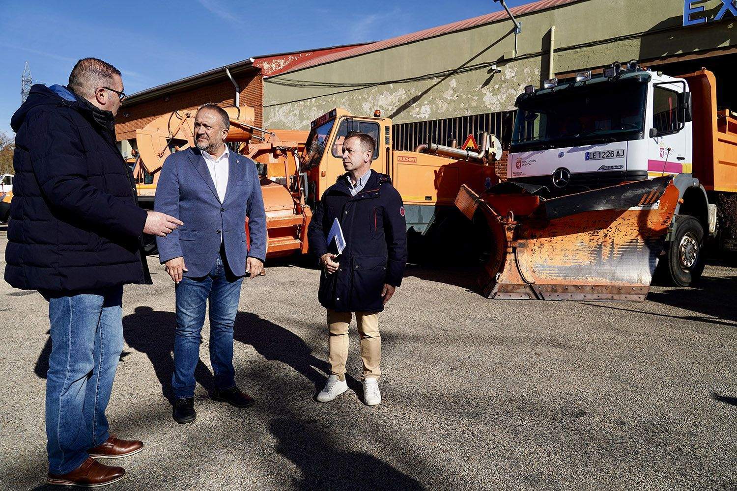 Presentación del Plan de Vialidad Invernal de la Diputación de León