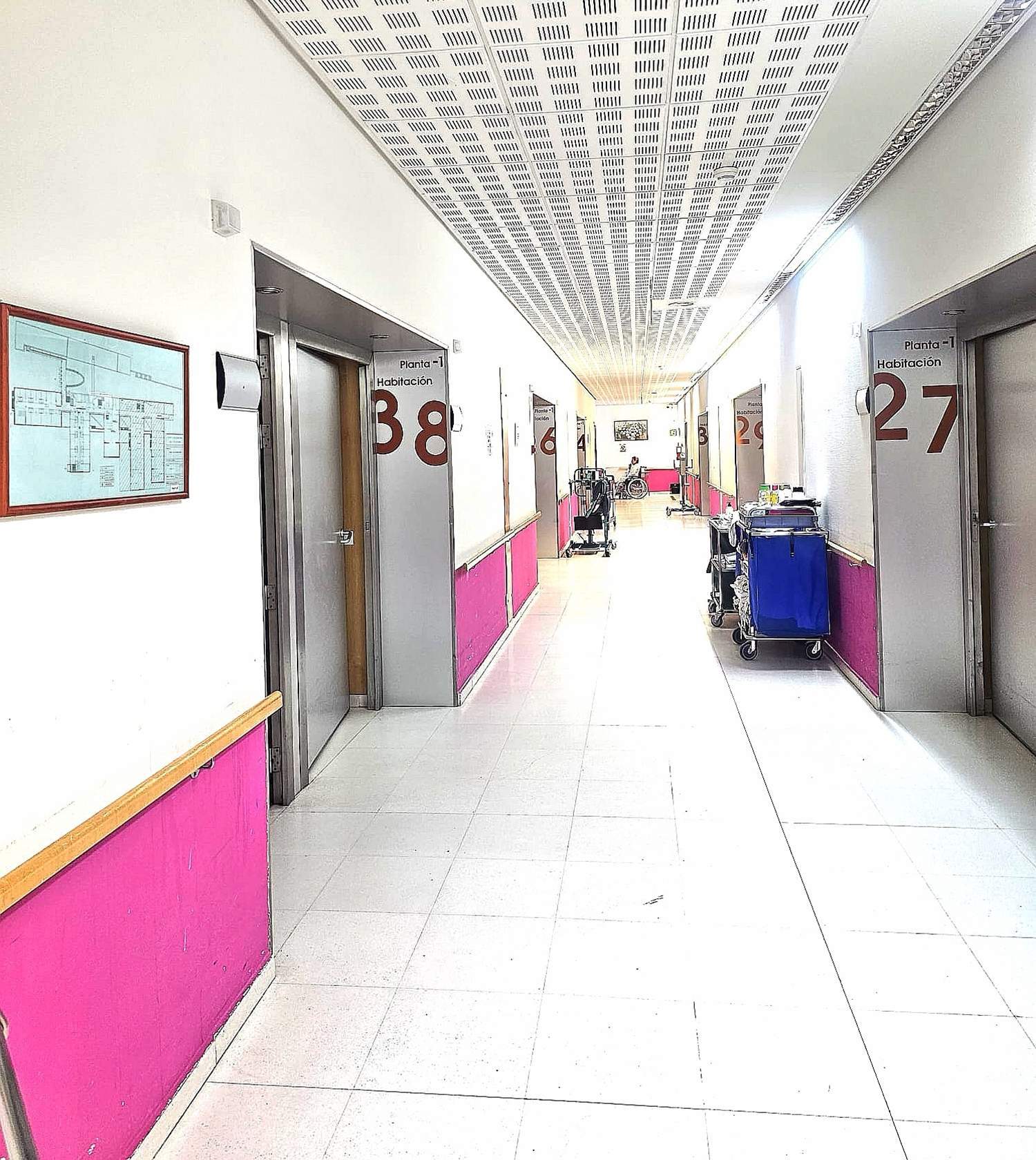 Interior del centro socio sanitario de Villablino Interior del centro socio sanitario de Villablino