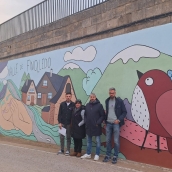 El Valle de Finolledo inaugura un mural por el Día Contra la Violencia de Género