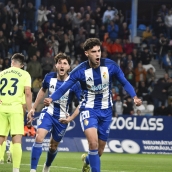 El delantero de la Ponferradina Álex Costa, candidato a MVP de la 14ª jornada de la Primera Federación