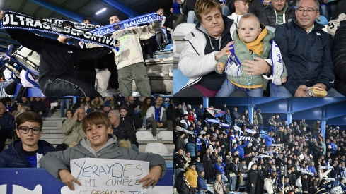 Así disfrutó de la manita el Toralín en el partido entre la Ponferradina y el Amorebieta Así disfrutó de la manita el Toralín en el partido entre la Ponferradina y el Amorebieta
