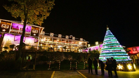 Encendido de las luces de Navidad del Palacio de Canedo (25)