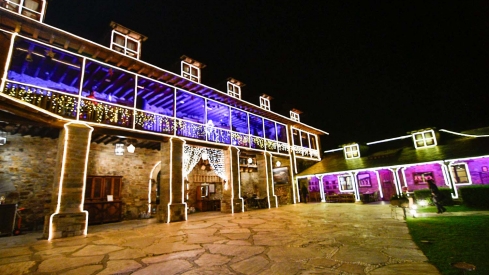 Encendido de las luces de Navidad del Palacio de Canedo (6)