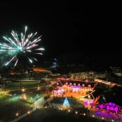 Encendido de las luces de Navidad del Palacio de Canedo 