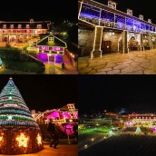 Encendido de las luces de Navidad del Palacio de Canedo