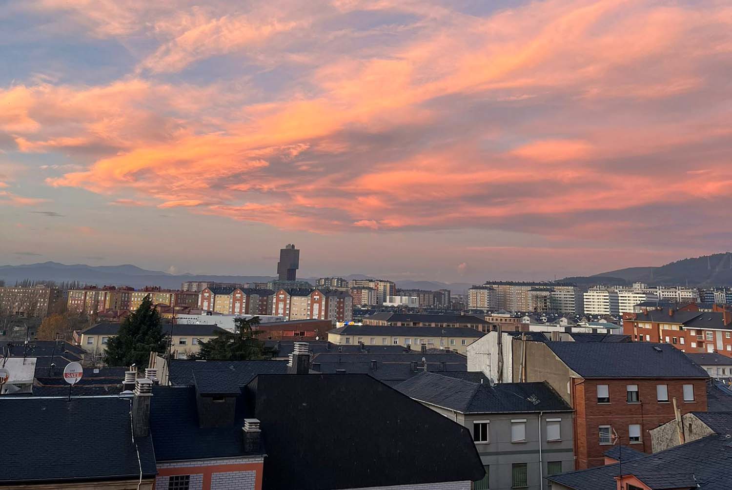 Atardecer en Ponferrada