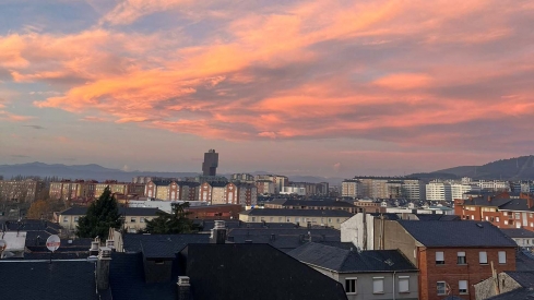 Atardecer en Ponferrada