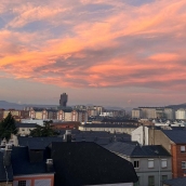 Atardecer en Ponferrada