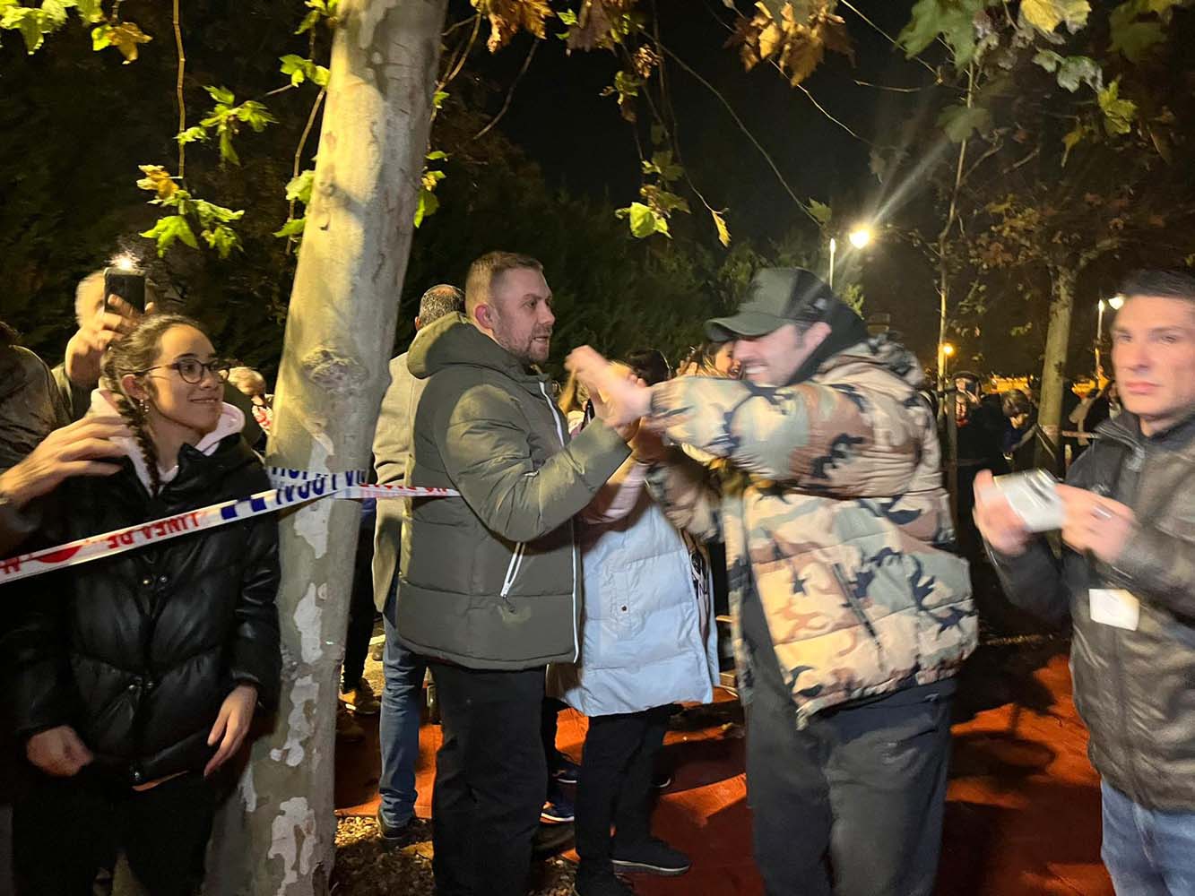 Bustamante antes del concierto del Black Friday de Ponferrada 