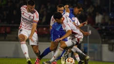 Último encuentro entre la Ponferradina y el Ourense que terminó con un un 2-1 a favor de los gallegos