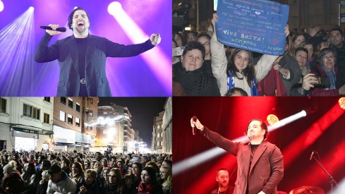 Concierto de Bustamante en el Black Friday de Ponferrada