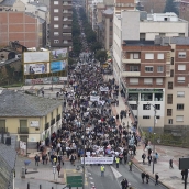 César Sánchez ICAL. Manifestación de la asociación oncobierzo para reclamar mejoras en el área de Oncología y todas las especialidades sanitarias en el área de salud del Bierzo (1)