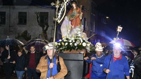 Celebración de Santa Bárbara en Fabero (1)
