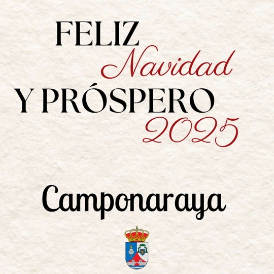Cartel del programa de Navidad de Camponaraya