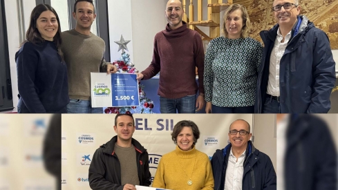 Los trabajadores de Cementos Cosmos donan 3.000 euros a los bancos de alimentos del Sil y de Toral de los Vados