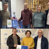 Los trabajadores de Cementos Cosmos donan 3.000 euros a los bancos de alimentos del Sil y de Toral de los Vados