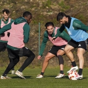 Entrenamiento de la Ponferradina