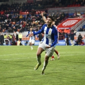 Gol de la victoria de la Ponferradina en Lugo (Daniel Merino / InfoBierzo)