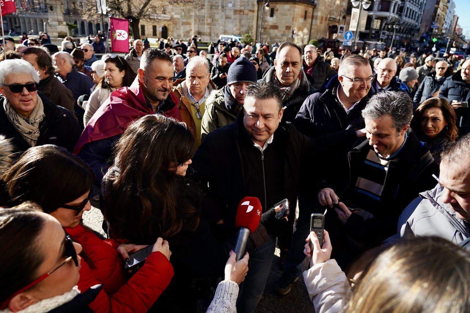 Concentración en defensa de la autonomía de la Región Leonesa Concentración en defensa de la autonomía de la Región Leonesa