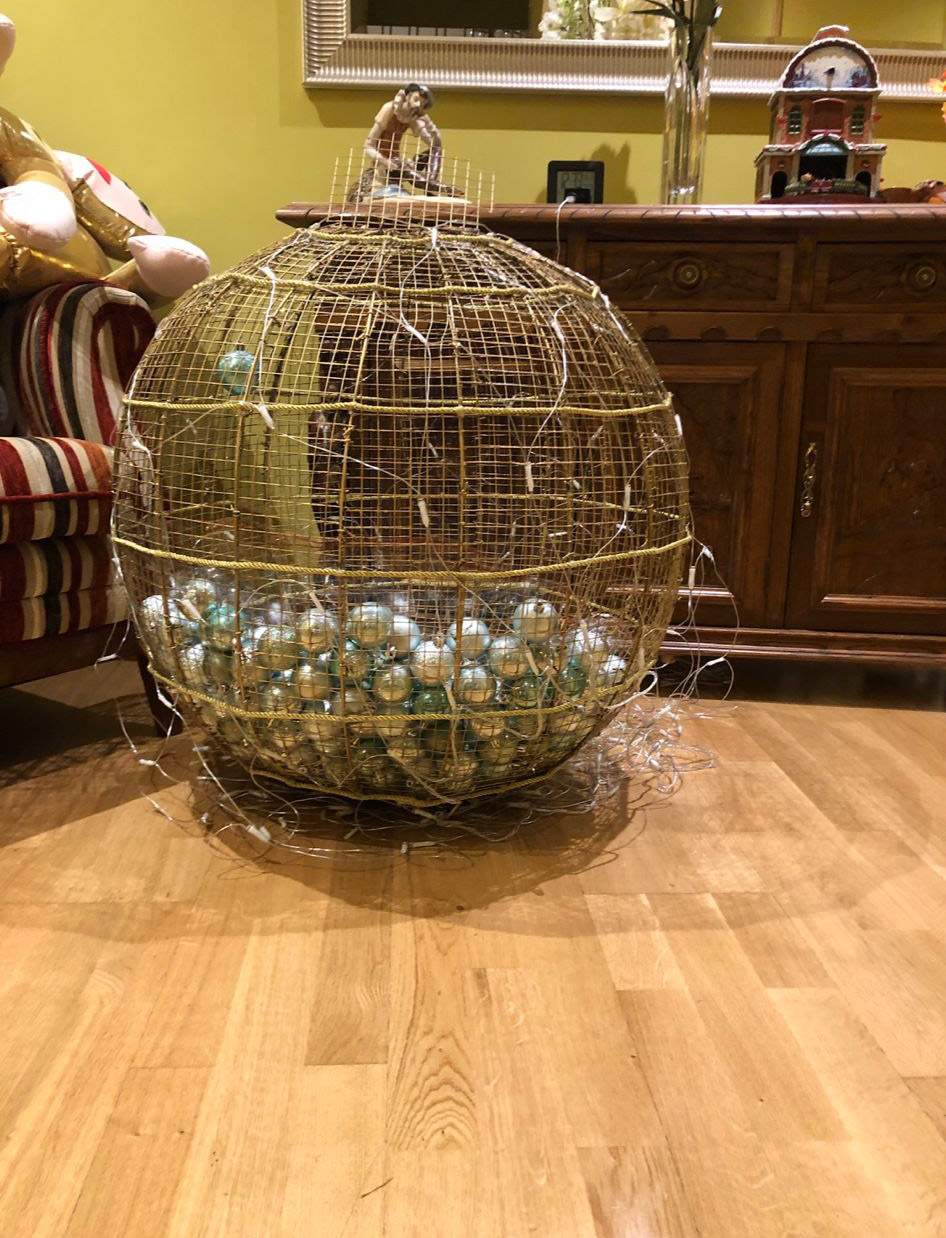 Balcón navideño de Carmen Rozas en Ponferrada Balcón navideño de Carmen Rozas en Ponferrada