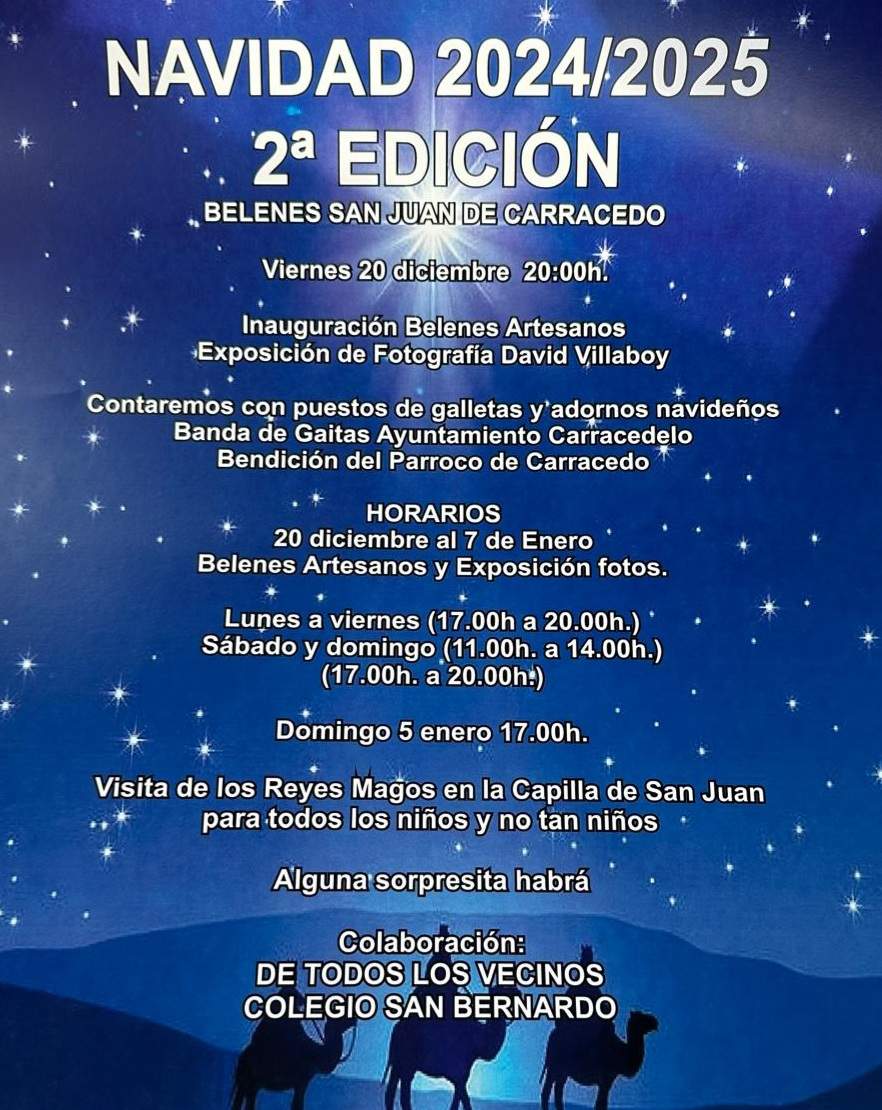 Cartel 2ª edición de belenes Cartel 2ª edición de belenes