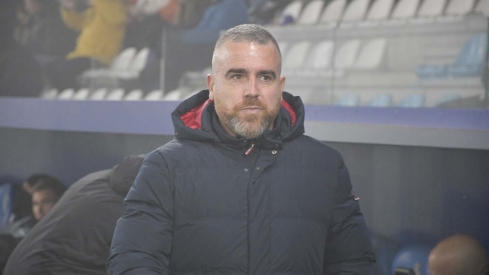 Javi Rey, entrenador de la Ponferradina 