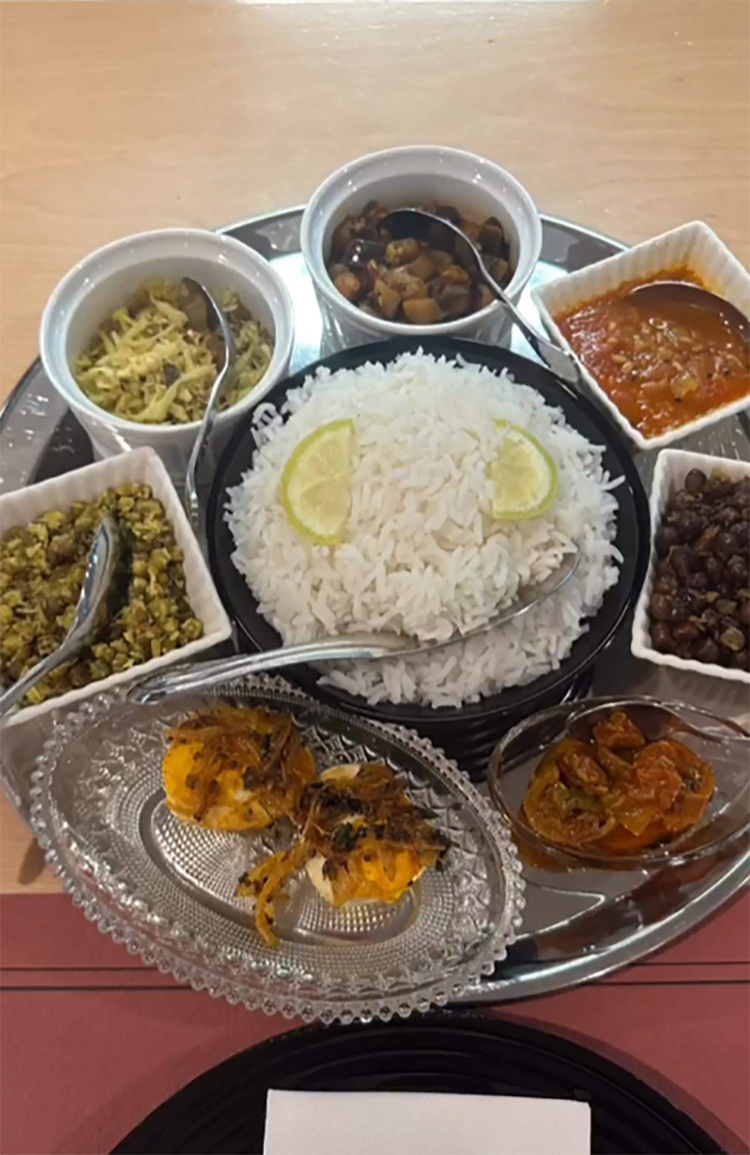 Comida del restaurante Namasté Comida del restaurante Namasté