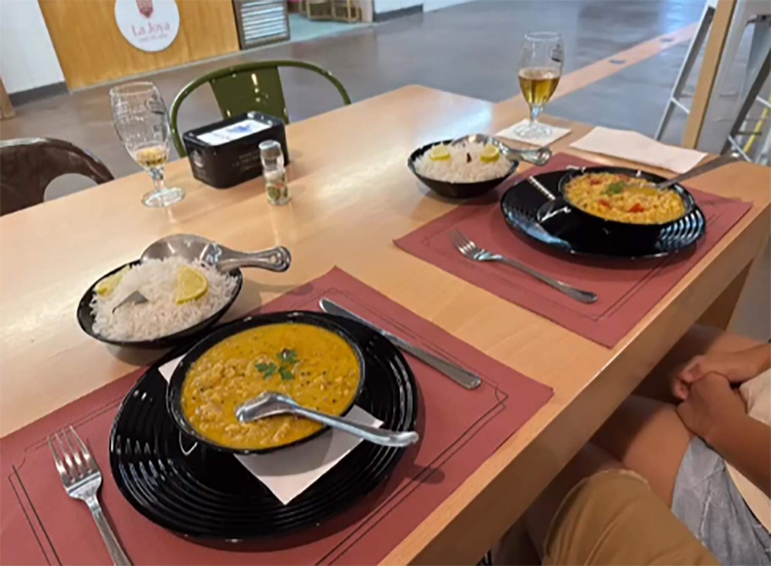 Comida del restaurante Namasté 3 Comida del restaurante Namasté 3