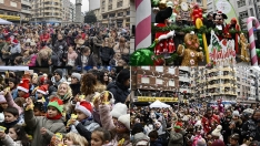 Las Campanadas Infantiles llenan de ilusión el centro de Ponferrada para que los más 'peques' despidan el 2024