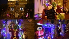 El Grinch se instala en Ponferrada con una de las casas más iluminadas esta Navidad