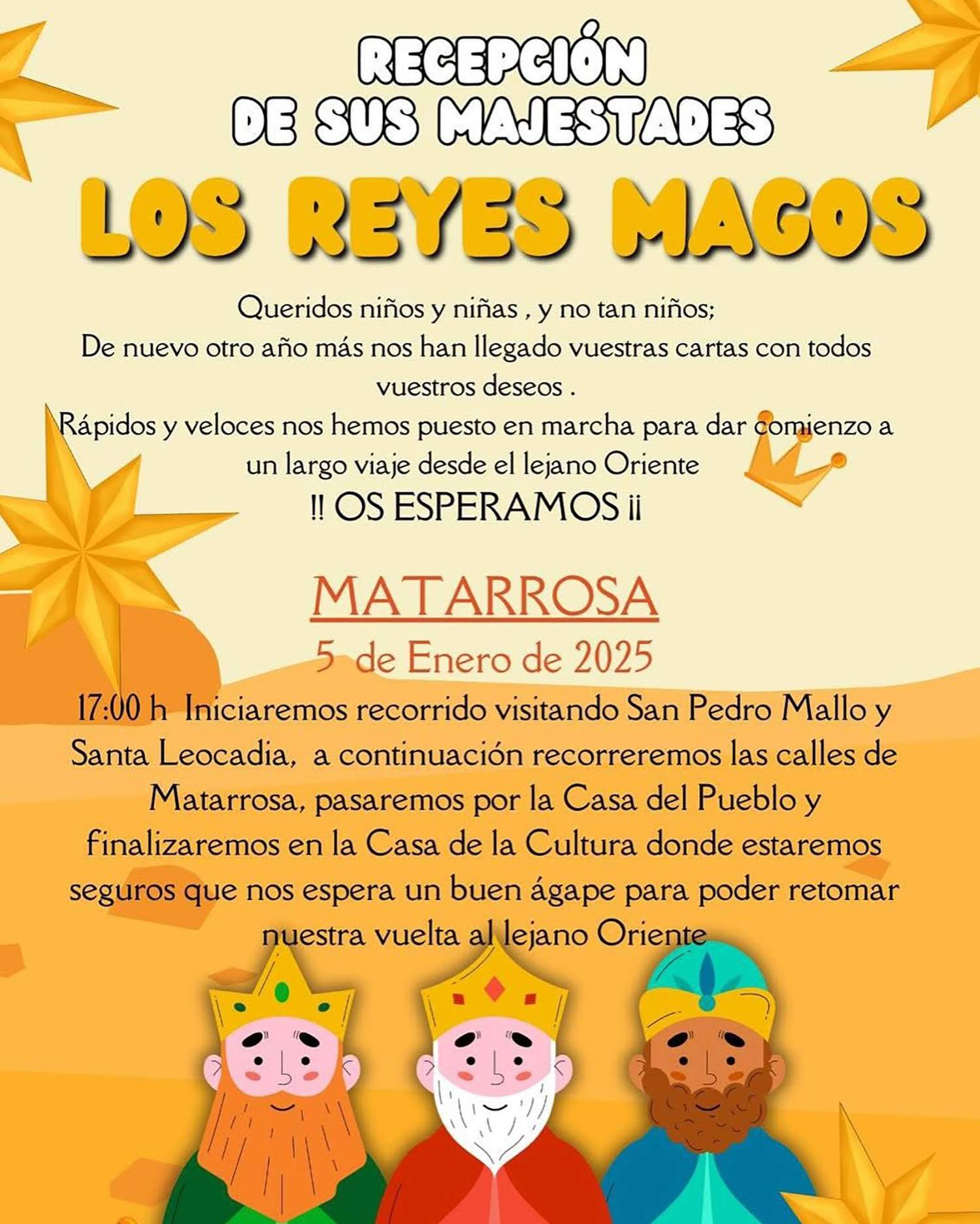 Cabalgata de Reyes en Matarrosa