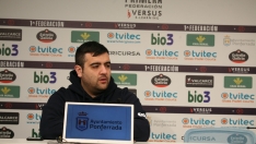 Oriol Pozo espera que el Clínica Ponferrada pueda ofrecer «un gran partido» en el derbi ante la Cultural Leonesa