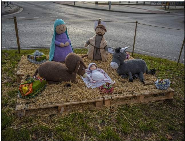 Belén de Ganchillo de la Asociación de Vecinos Pajariel Belén de Ganchillo de la Asociación de Vecinos Pajariel