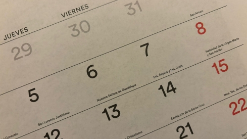 Así es el calendario laboral de Castilla y León en este 2026 