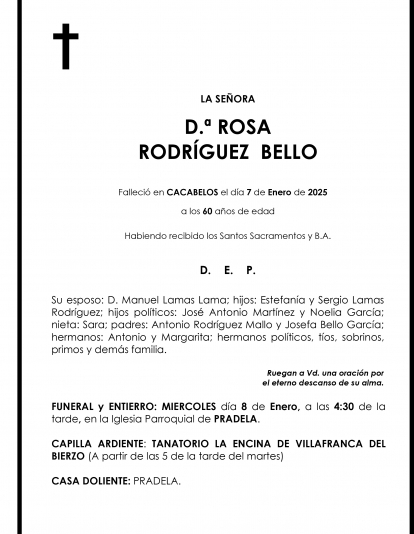 ROSA RODRIGUEZ BELLO