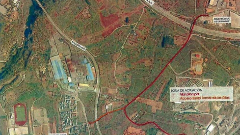 Mejoras acceso Santo Tomás de las Ollas