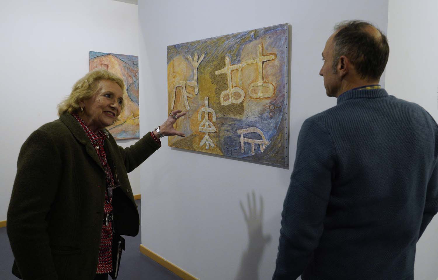 César Sánchez ICAL. Exposición 'Arte en el Camino' de la Fundación Merayo en el campus de Ponferrada (6)