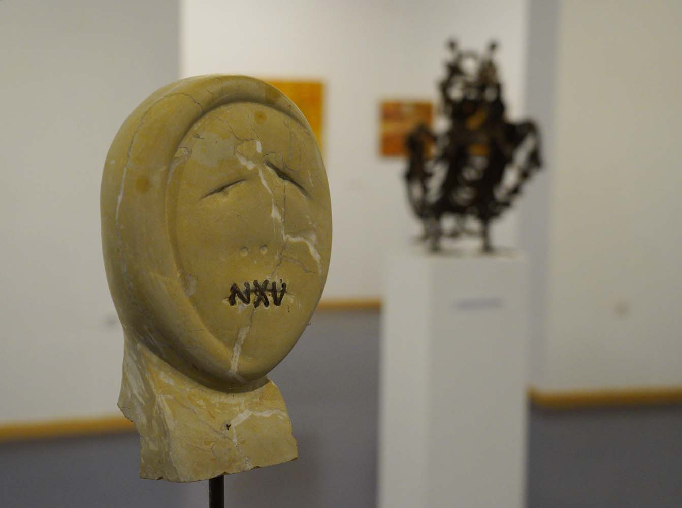 César Sánchez ICAL. Exposición 'Arte en el Camino' de la Fundación Merayo en el campus de Ponferrada (2)