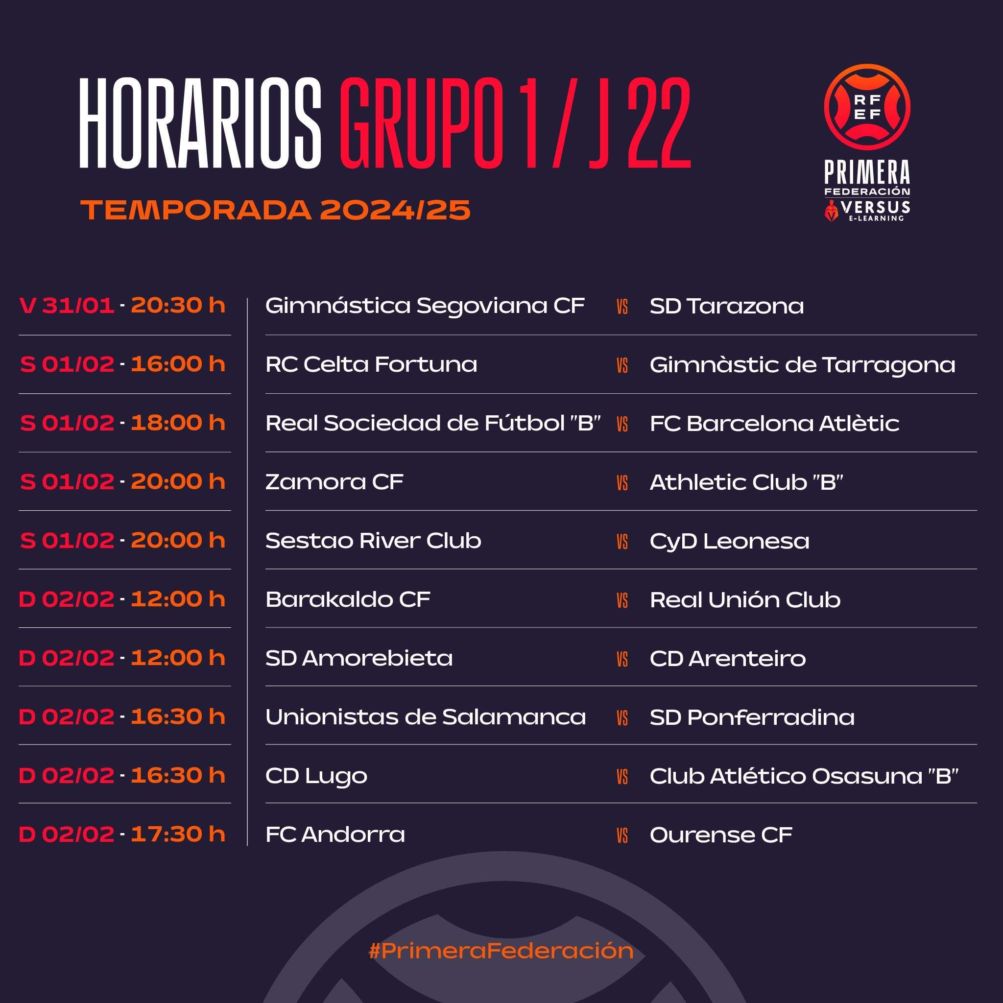 Horario Unionistas Ponferradina