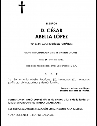 CESAR ABELLA LOPEZ