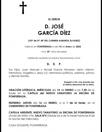 JOSE GARCIA DIEZ